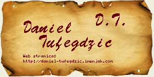 Daniel Tufegdžić vizit kartica